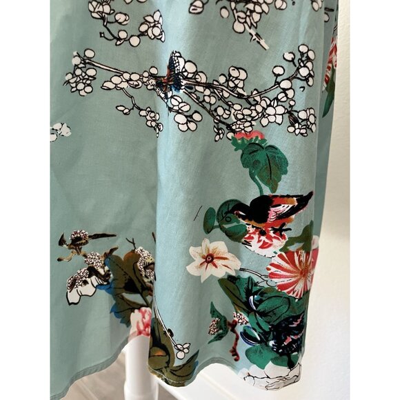 Aranee Retro Pin Up sleeveless dress floral Spring Summer Size XL A-Line NEW - Picture 3 of 10